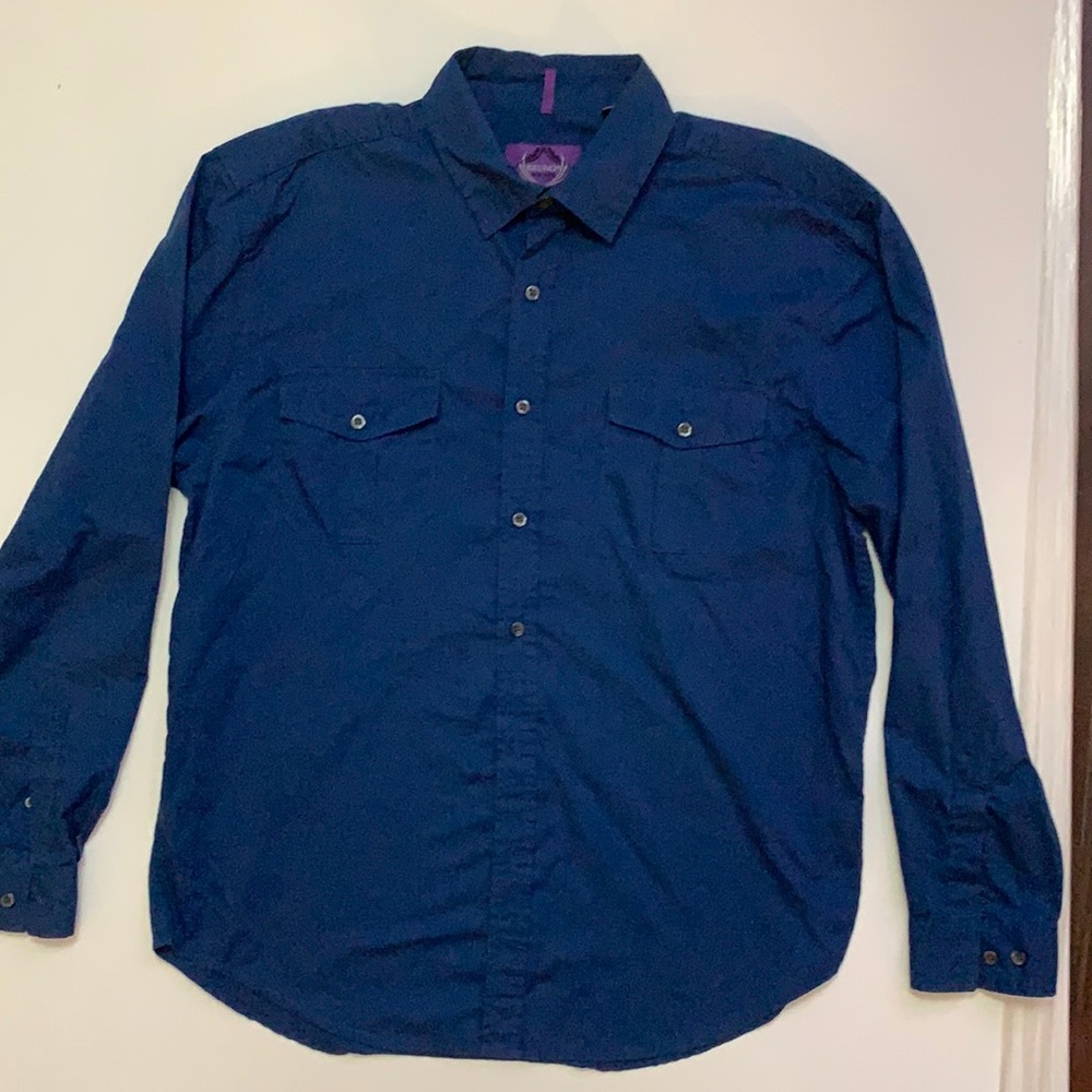 Dark blue dress shirt